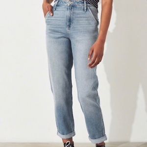 hollister mom jeans